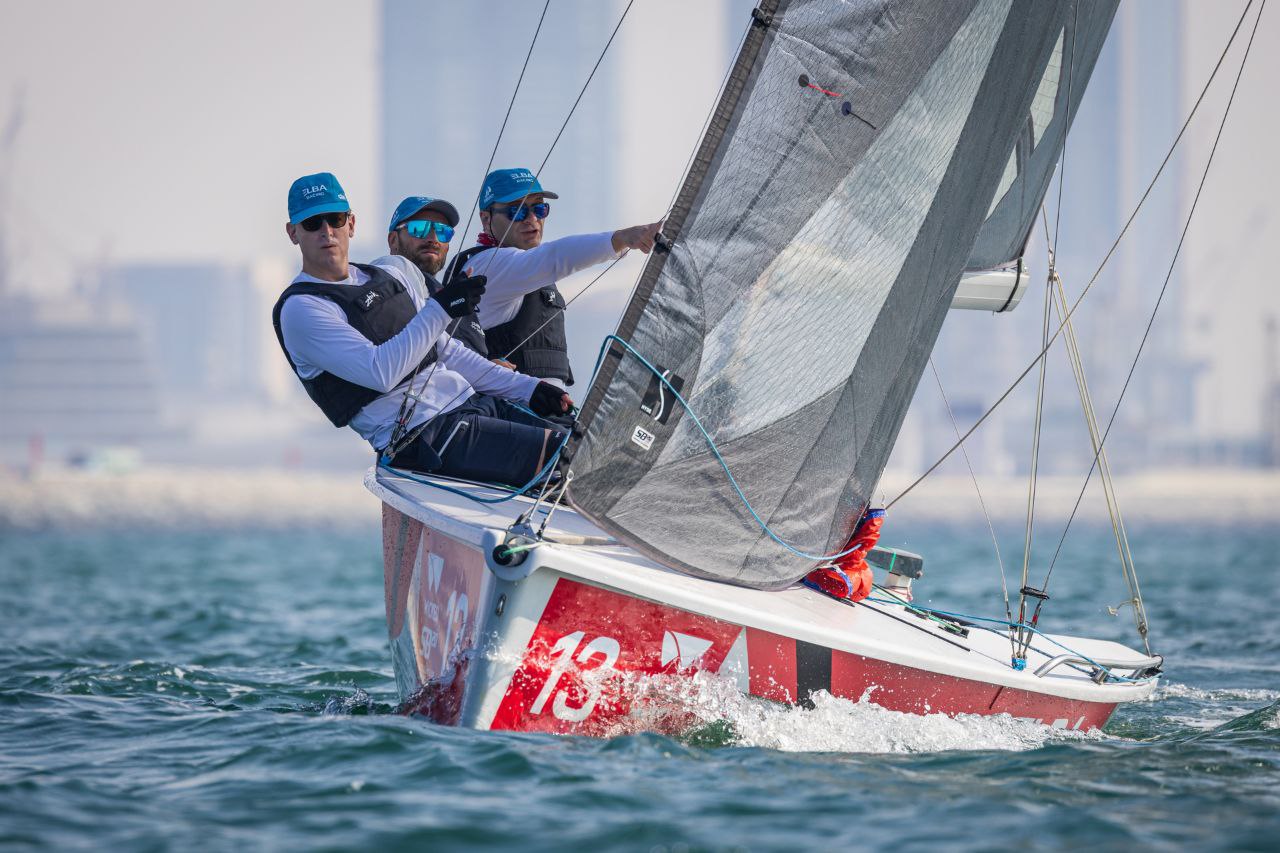 ELBA Racing crew competing on the water
